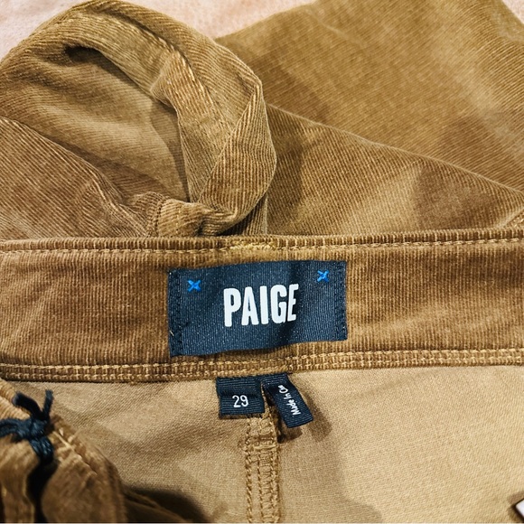 PAIGE Men's Brown Corduroy Pants 29 - Picture 8 of 9